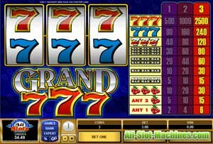 Grand 7's slot