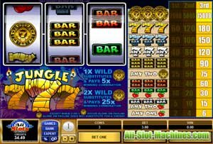 Jungle 7's slot