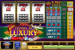 Living in Luxury slot