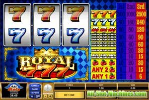 Royal 7's slot