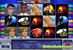 Sneak a Peek Hunky Heroes slot