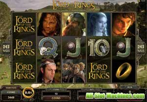 The Lord Of The Rings The Fellowship of the Ring slot